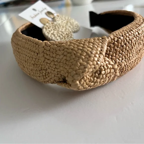WOVEN HEADBAND & EARRINGS bundle | NWT - Picture 3 of 9